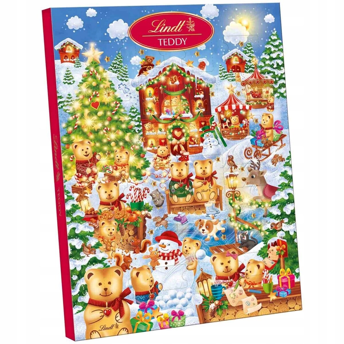 Lindt Adventní kalendář Pralinky Teddy 265 g