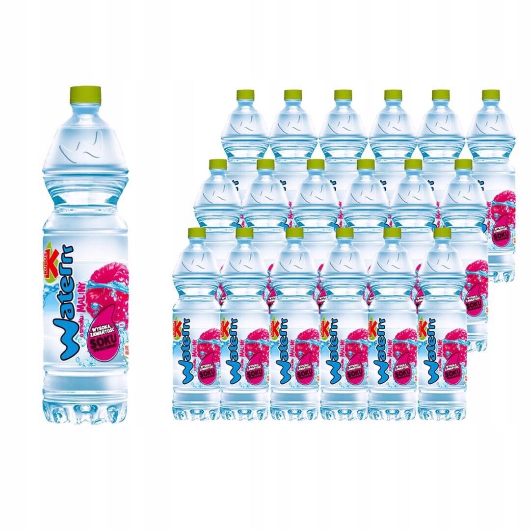 Kubuś Waterrr Nápoj s příchutí maliny 1,5 l x 18 kusů