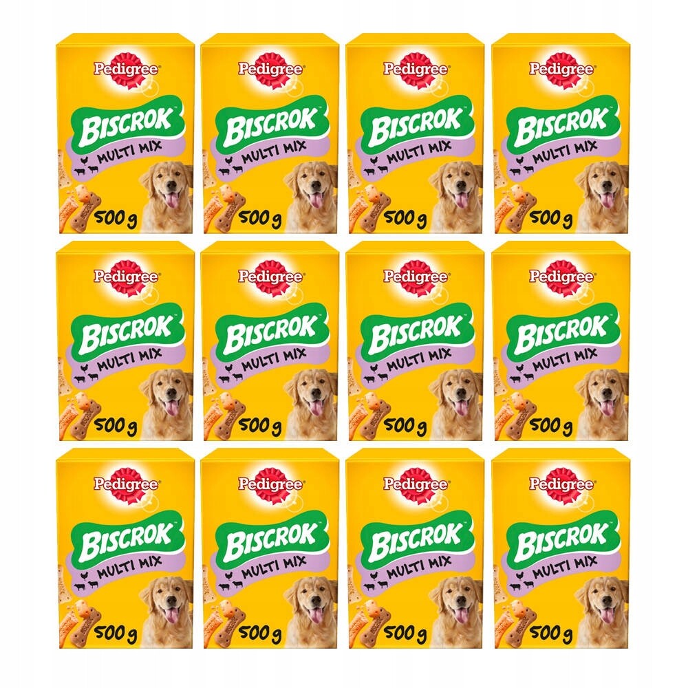Pedigree Biscrok Multi Mix 12x500g Sušenky pro psy