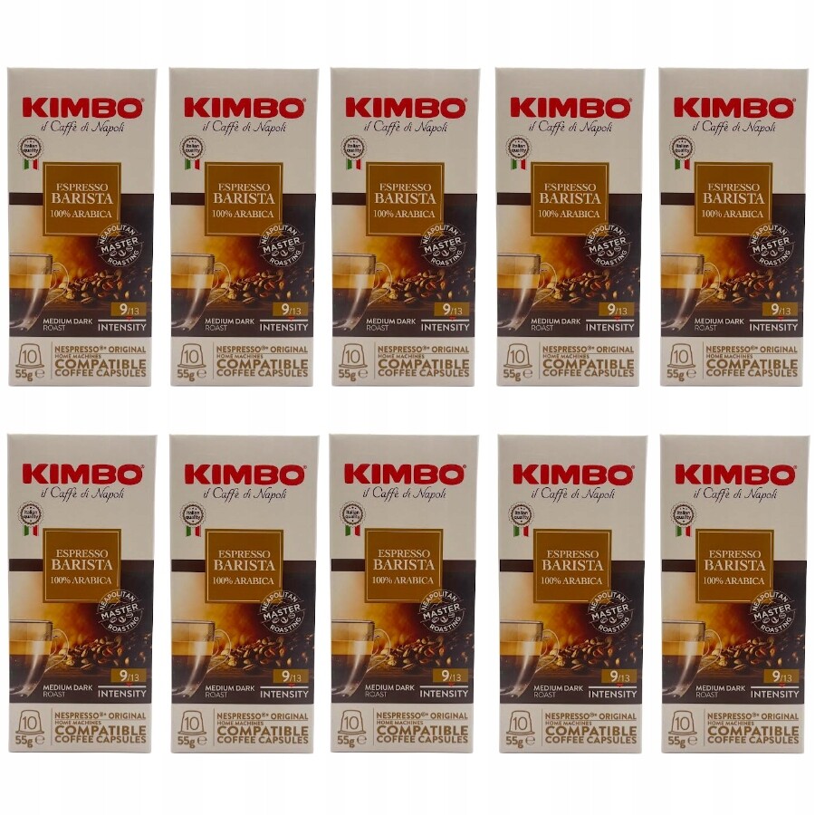 10 x kapsle Kimbo Nespresso Barista 100% Arabica 10 Ks.