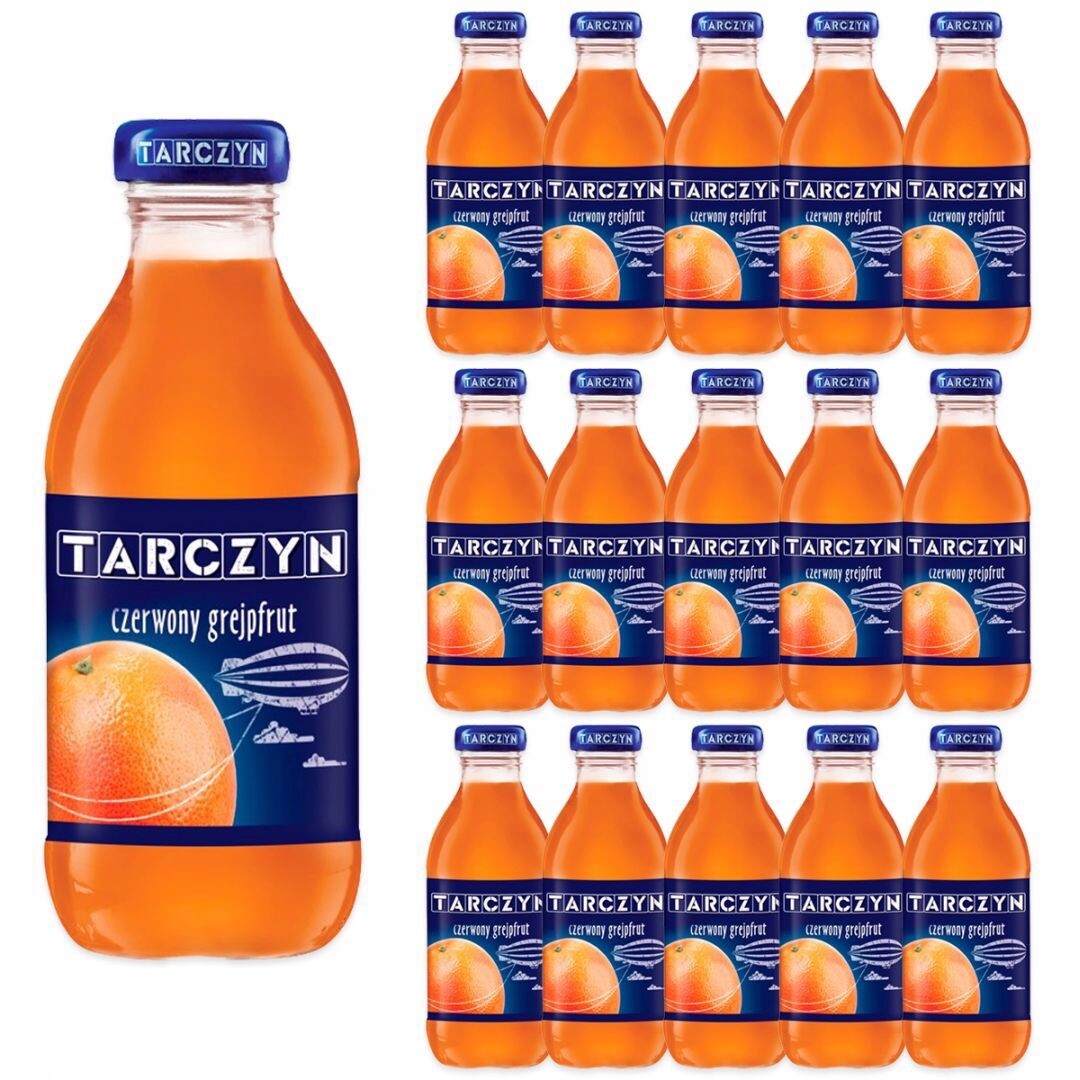 Tarczyn Červený nápoj grapefruit 300 ml x 15 kusů