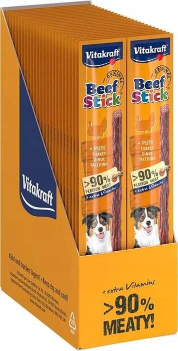Vitakraft Beef Stick Psí pamlsek krůta 50 x 12 g