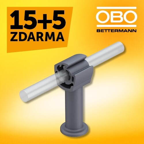 Podpěra vedení OBO 177/55 M8 výška=55mm 5207487 AKCE 15+5