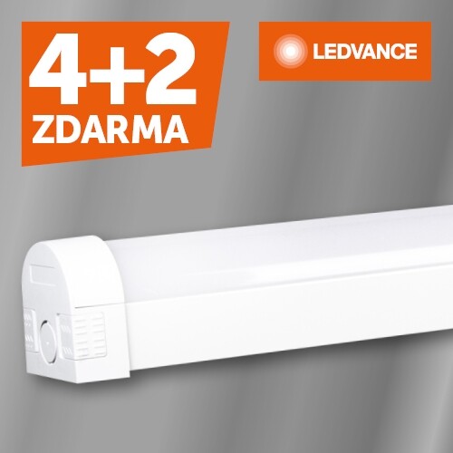 LED svítidlo LEDVANCE Linear Combo 1200mm 30-40W CCT 3000/4000/6500K AKCE 4+2