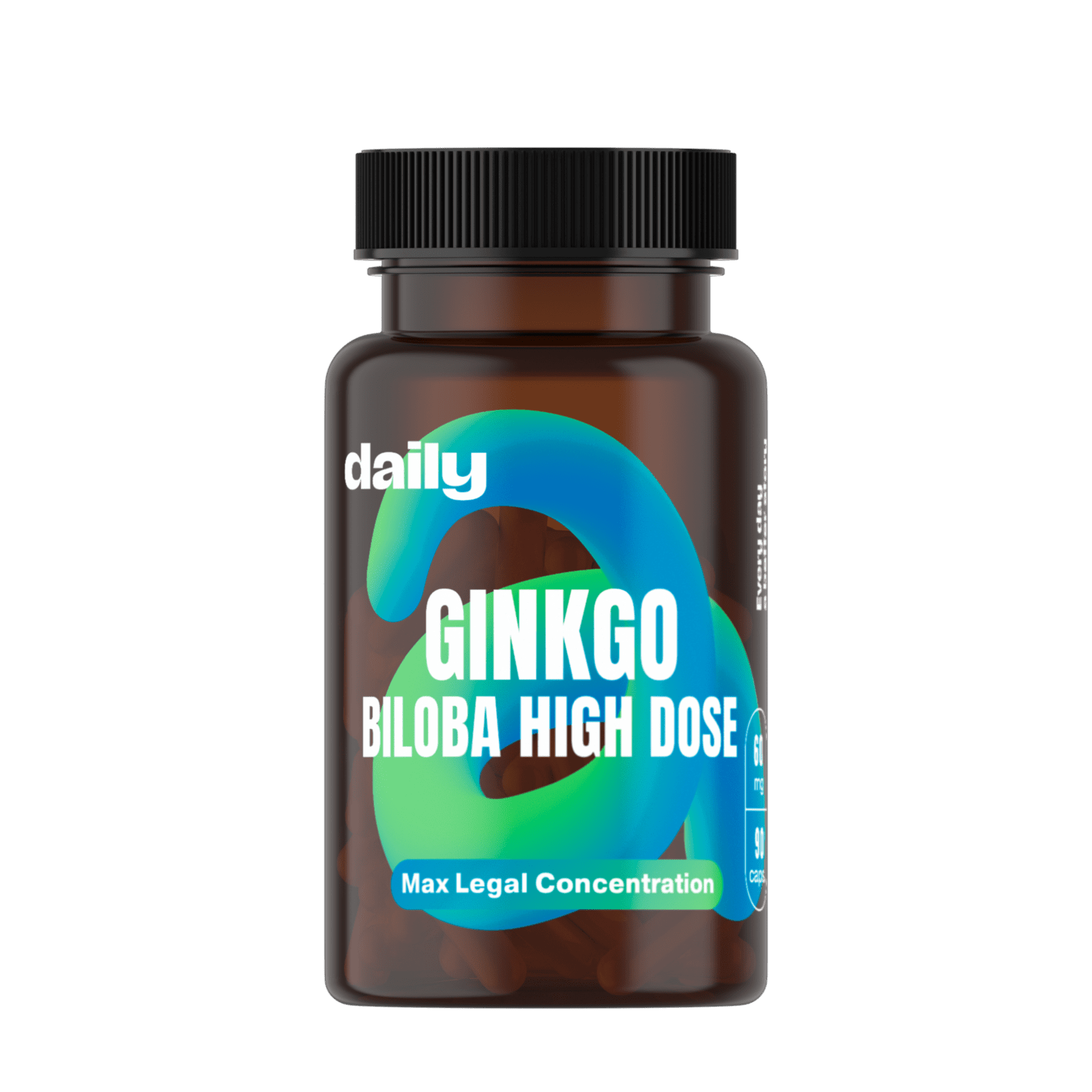 DAILY Ginkgo Biloba High Dose 90 kapslí