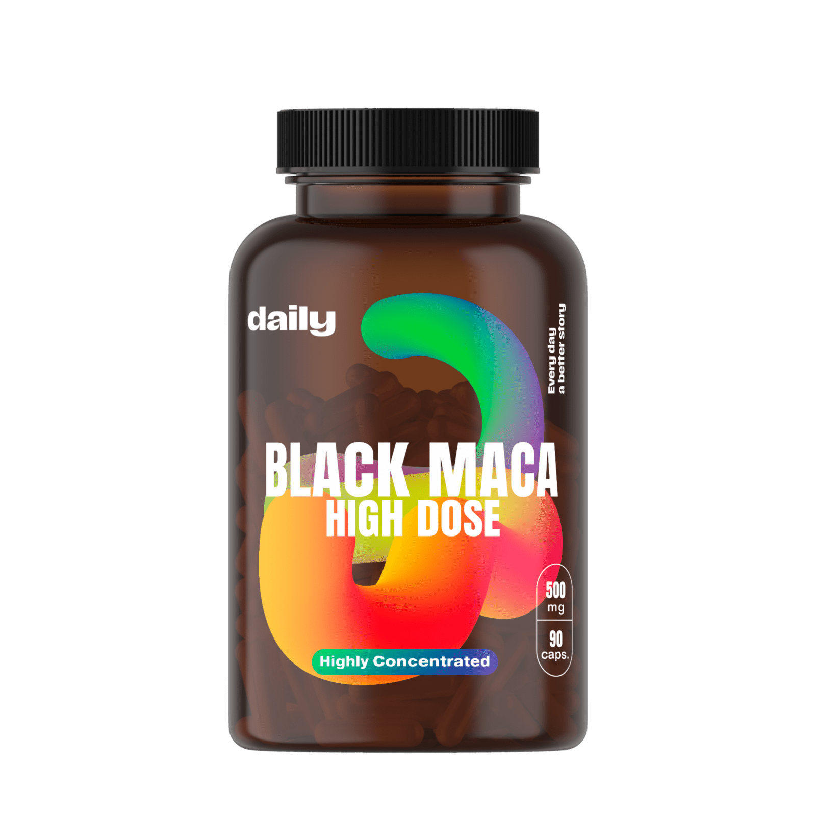 DAILY Black Maca High Dose 90 kapslí