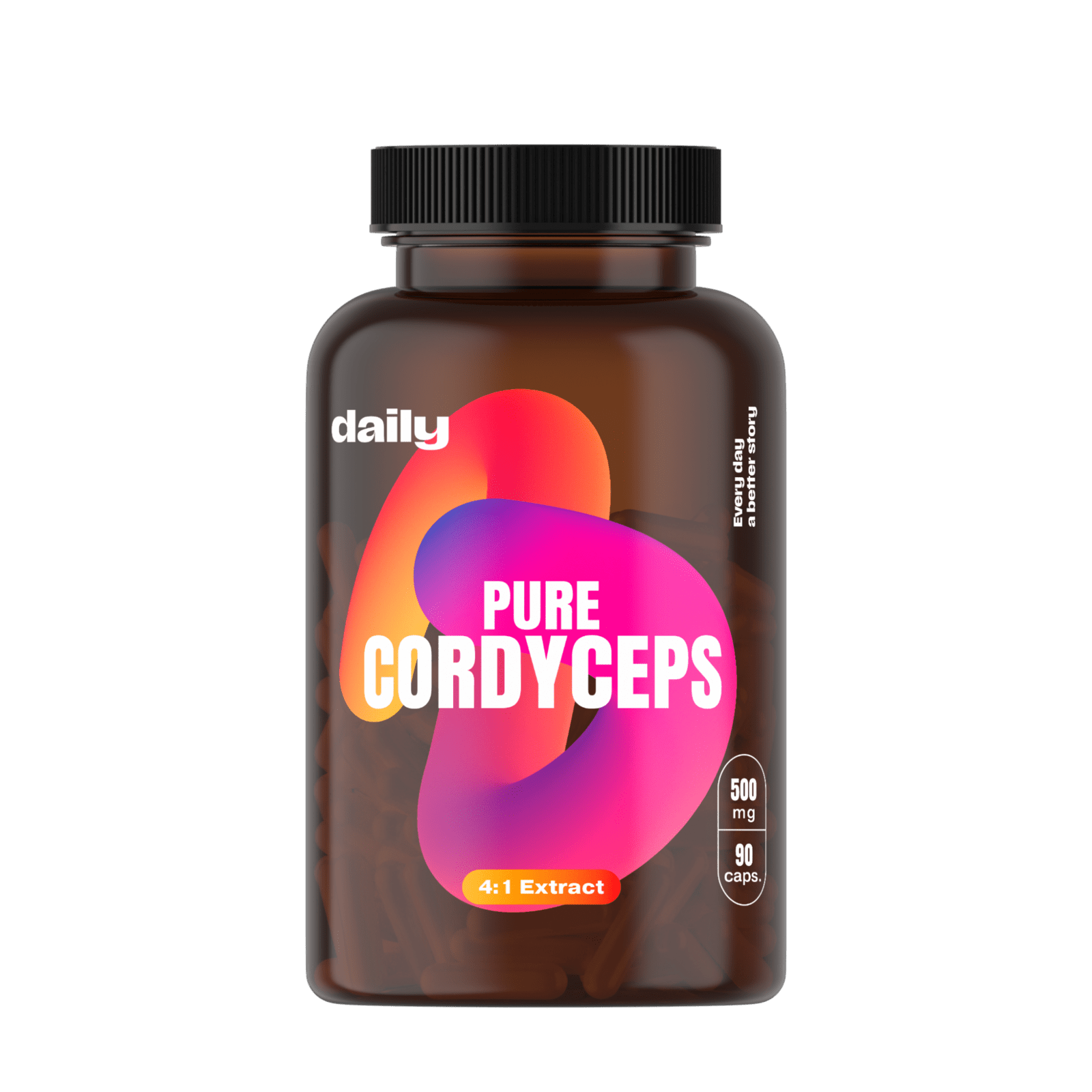 DAILY Pure Cordyceps 90 kapslí