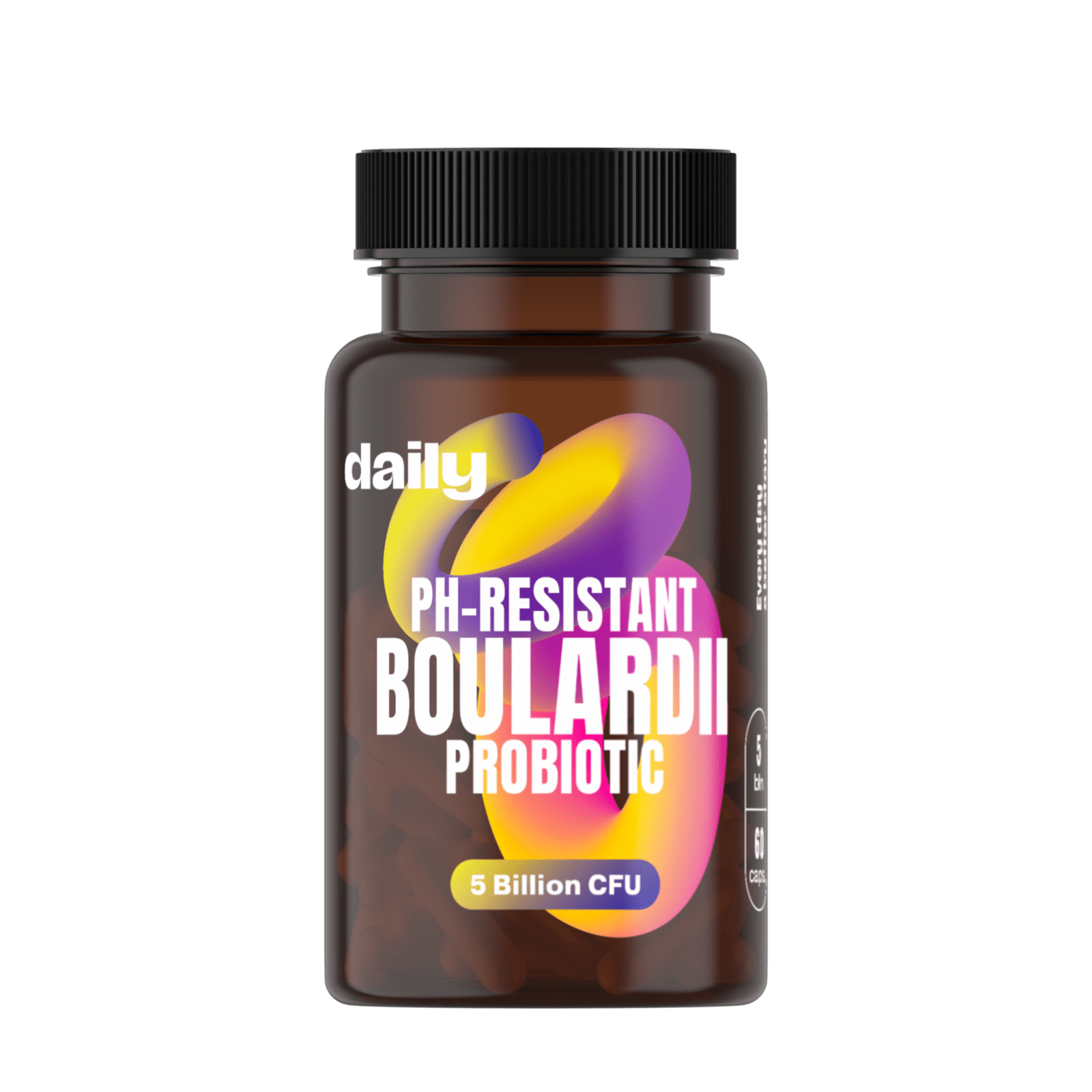 DAILY pH-Resistant Boulardii Probiotic 60 kapslí