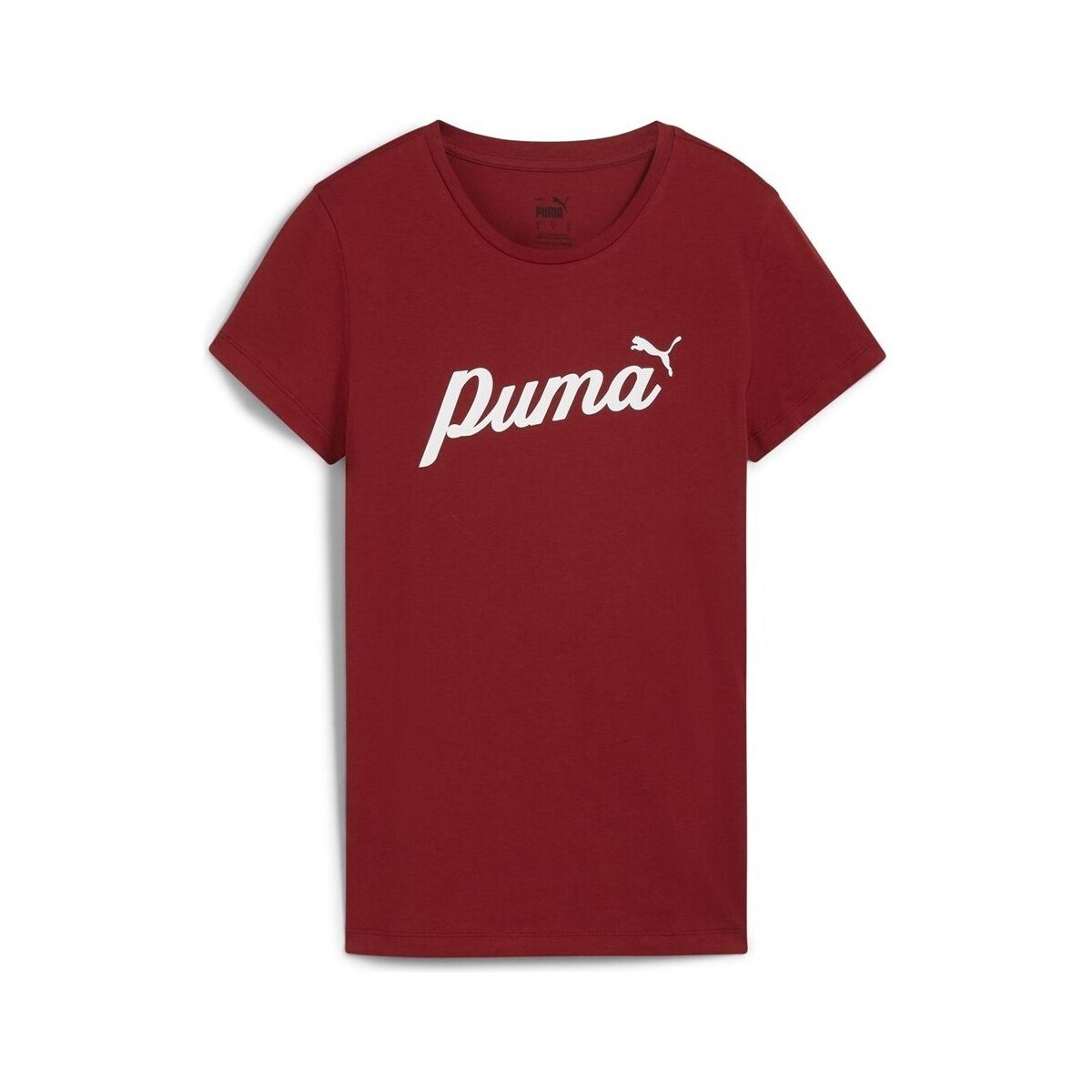 Puma  Script Tee  Bordó