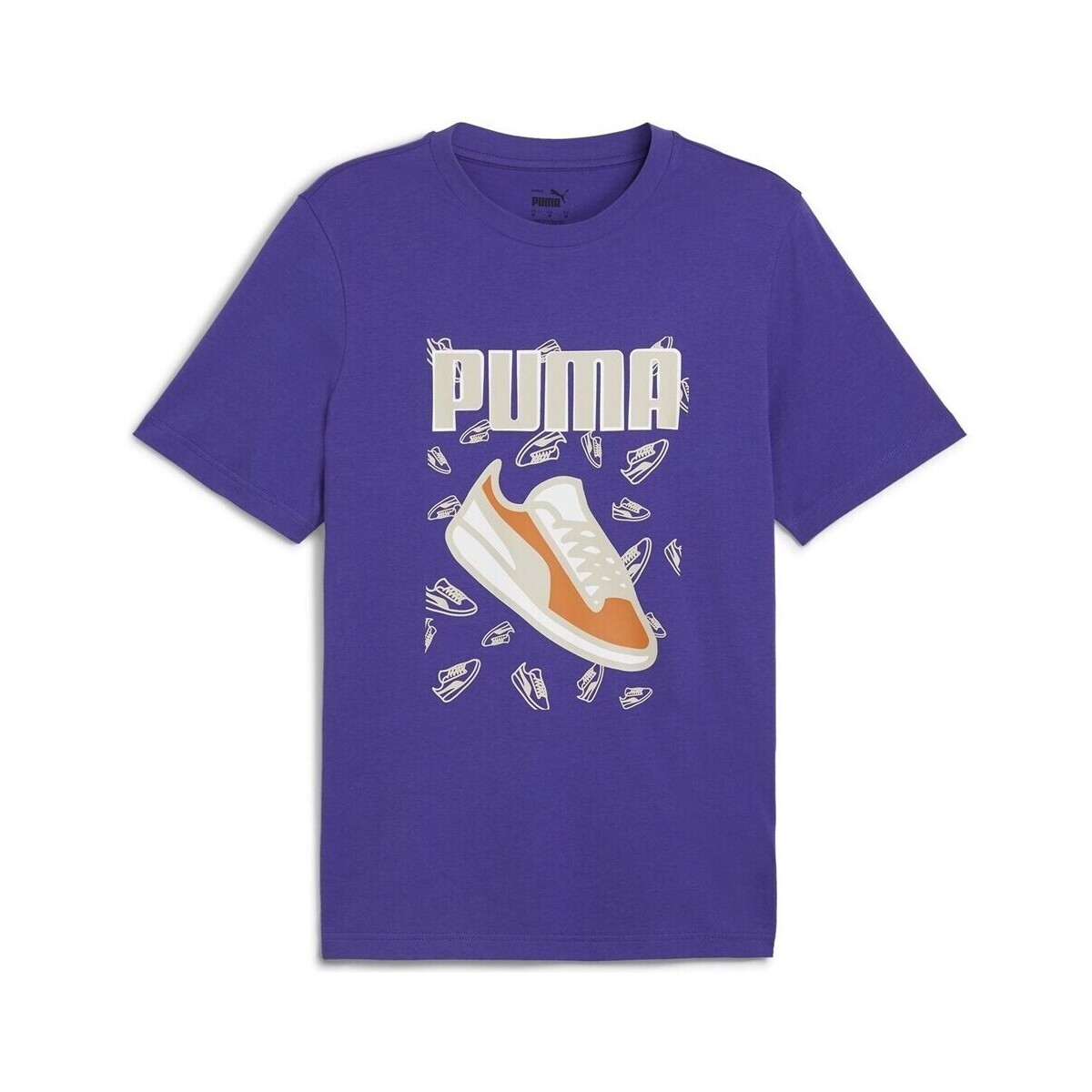 Puma  Graphics Sneaker Tee  Modrá