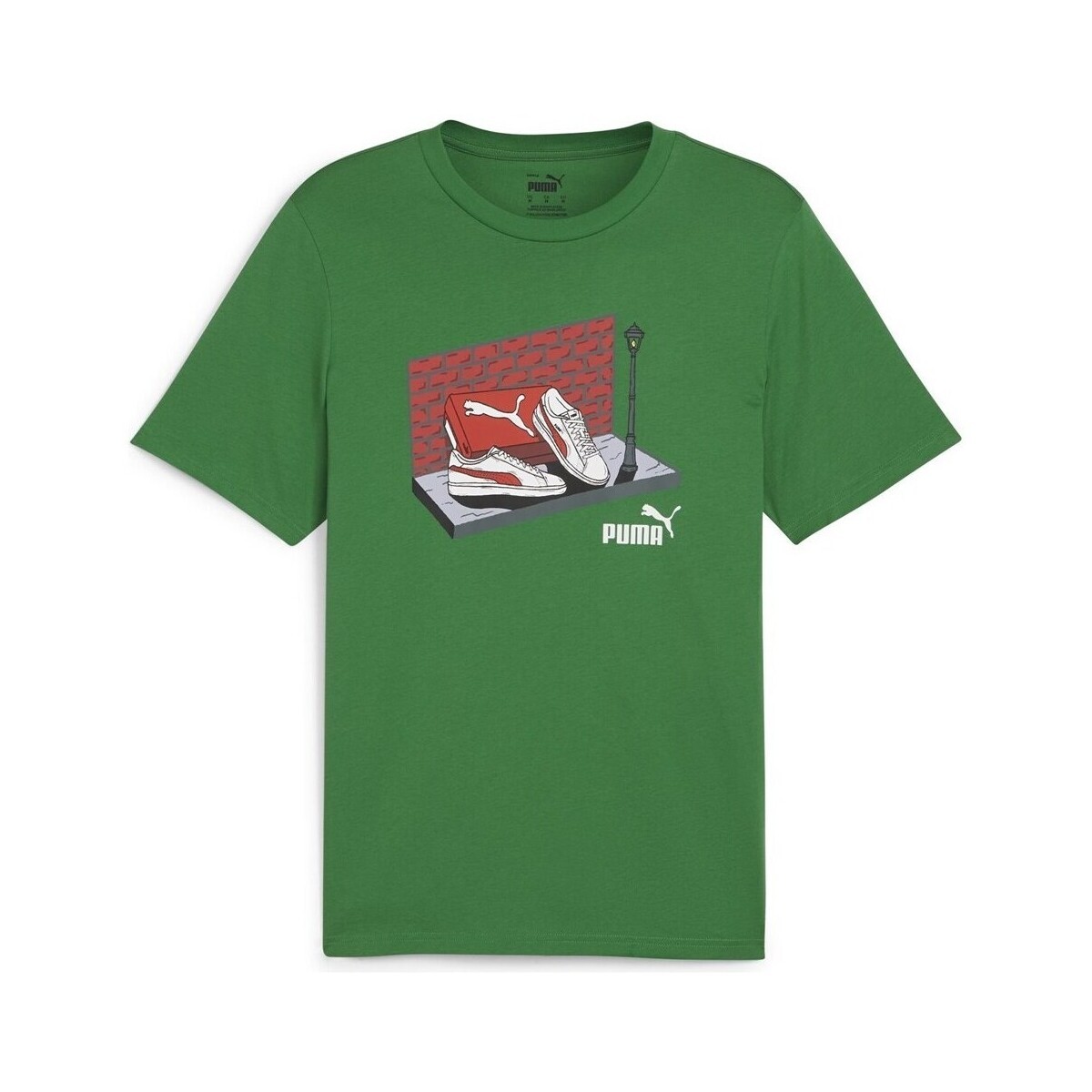 Puma  Graphics Sneaker Box Tee  Zelená