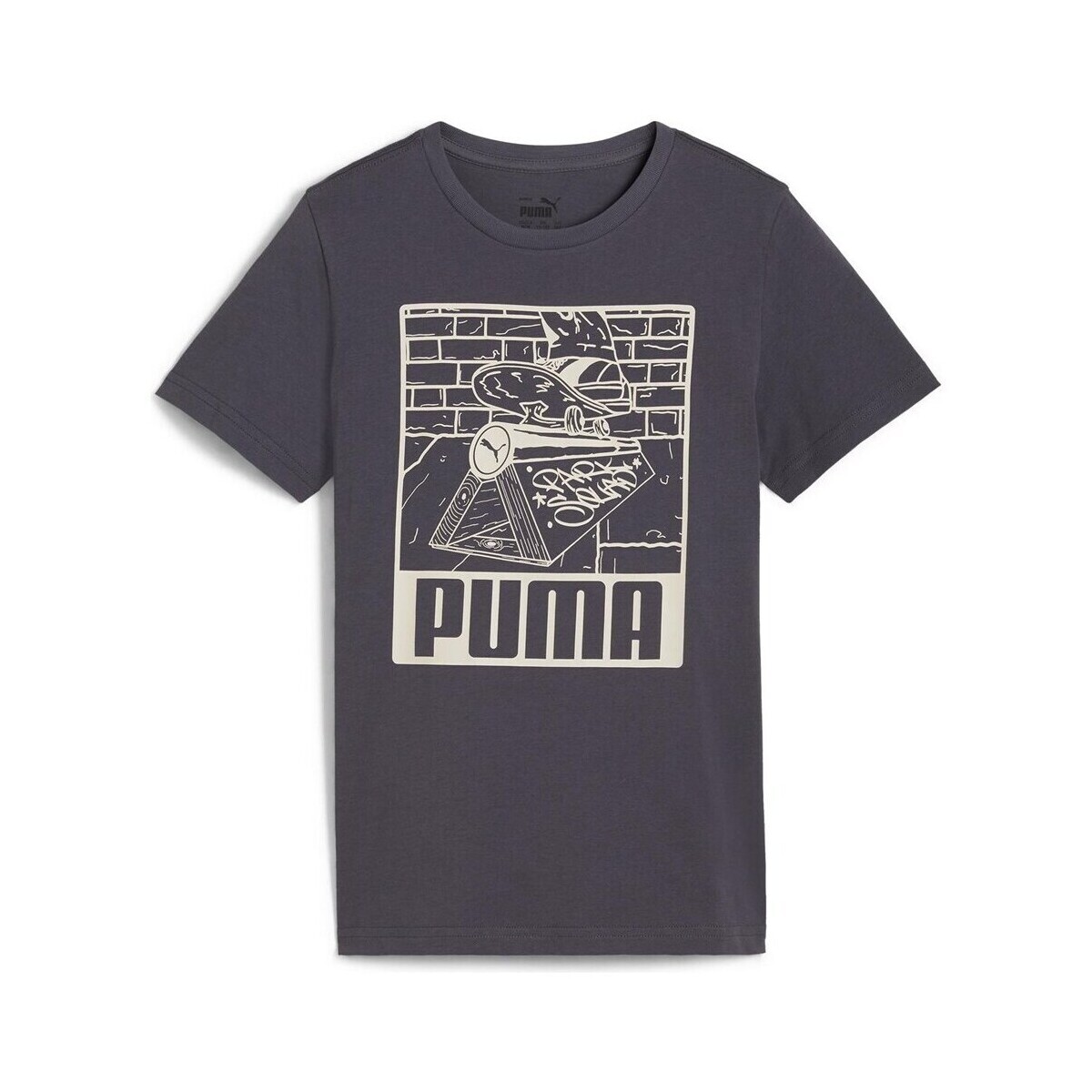 Puma  Ess+ Mid 90s Graphic Tee  Šedá