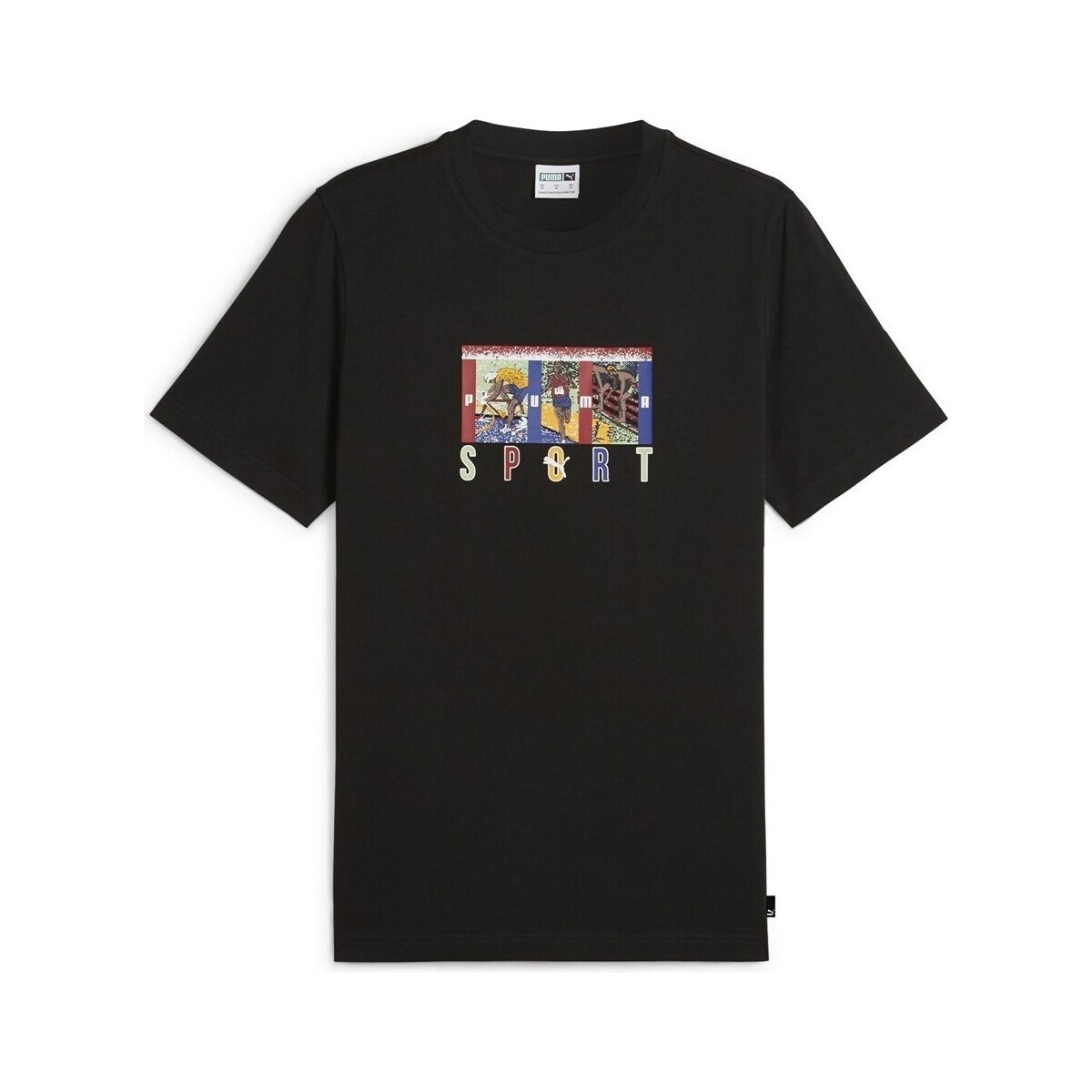 Puma  Graphics Sport Tee  Černá