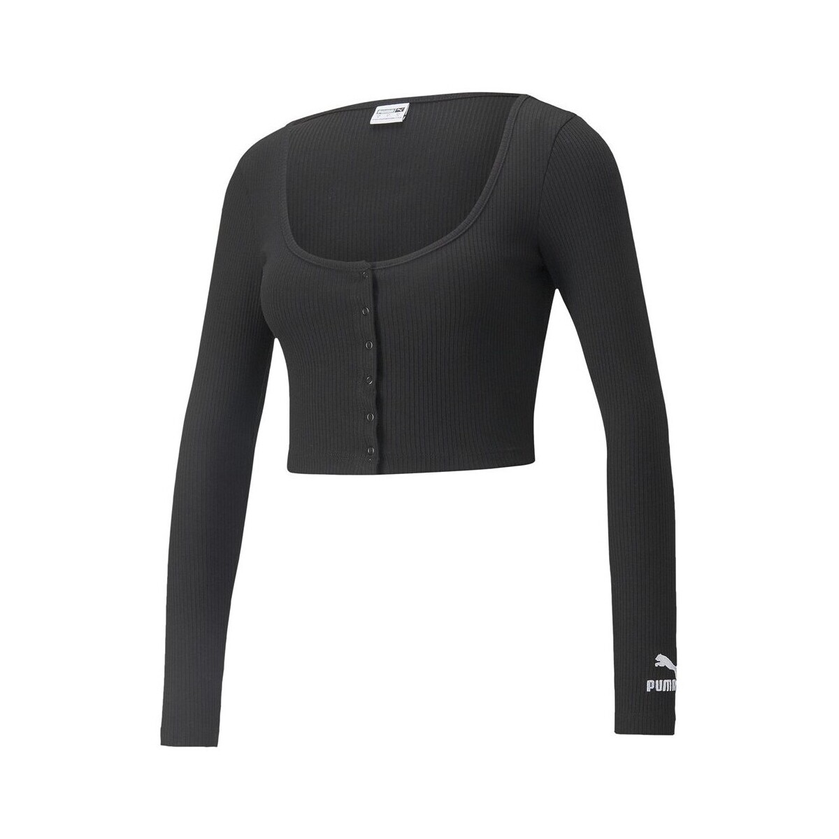 Puma  Classics Ribbed Longsleeve Tee  ruznobarevne