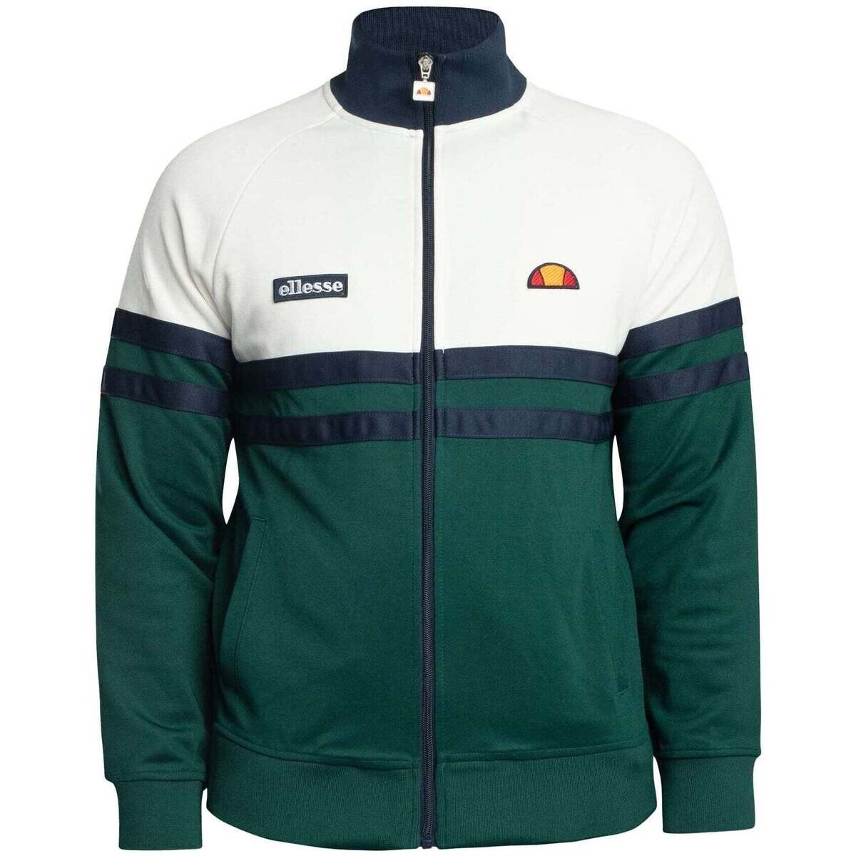Ellesse  Rimini Track Top Jacket Off White/Dark Green  Zelená