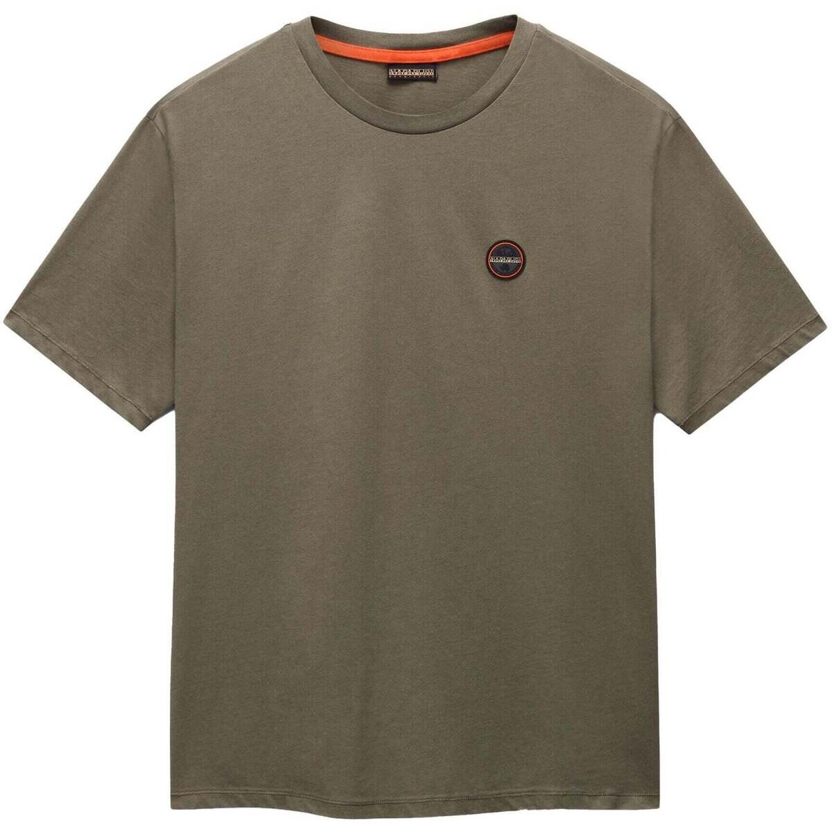 Napapijri  S Badge T-Shirt Tea Leaf  Zelená
