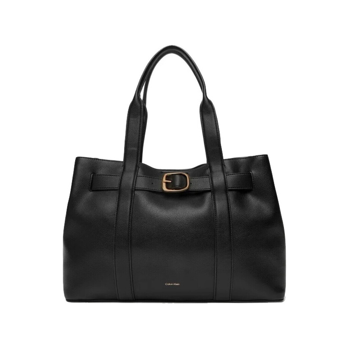 Calvin Klein Jeans  BUCKLE MEDIUM TOTE  Černá