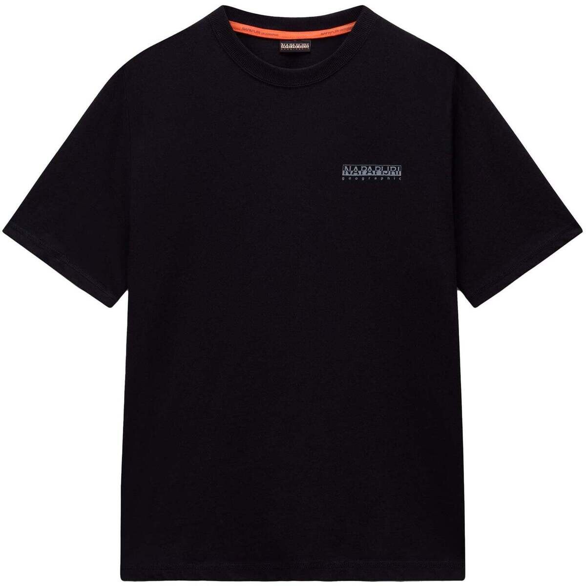 Napapijri  Back Graphic T-Shirt Black  Černá