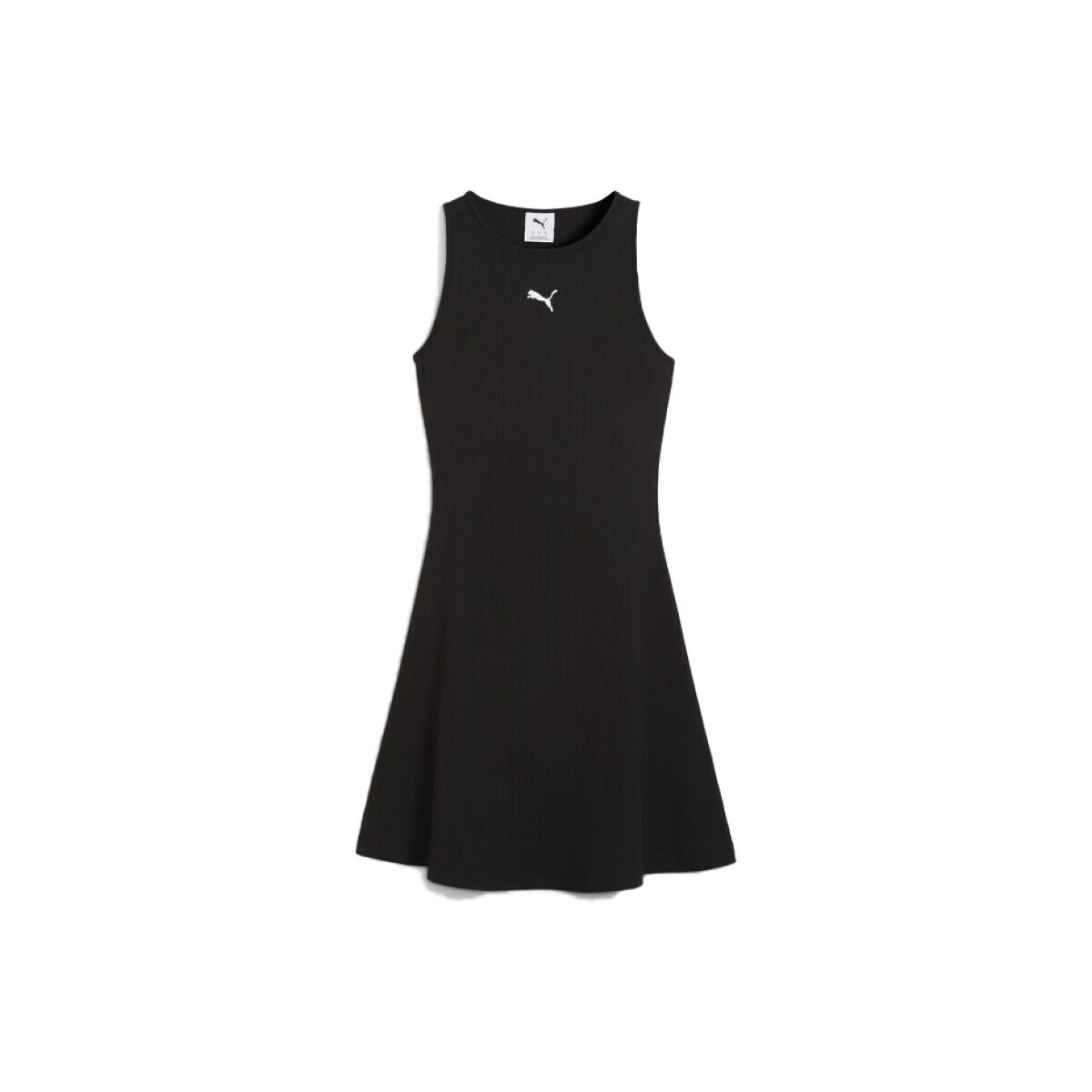 Puma  WARDROBE ESS RIBBED DRESS  Černá
