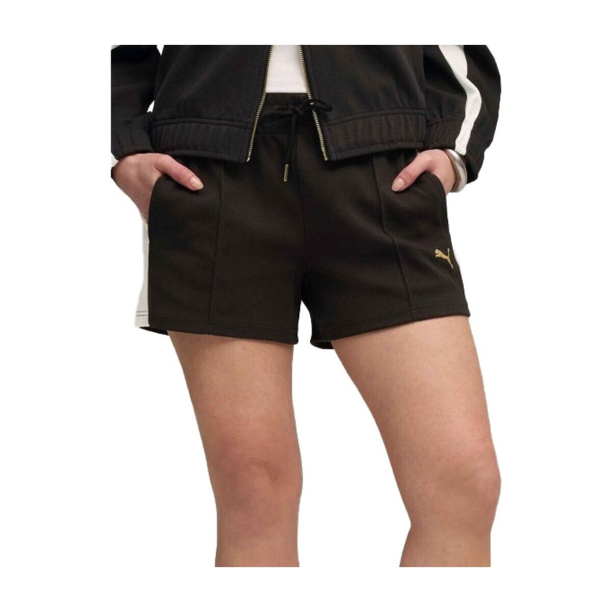 Puma  PINTUCK SHORTS 4  Černá