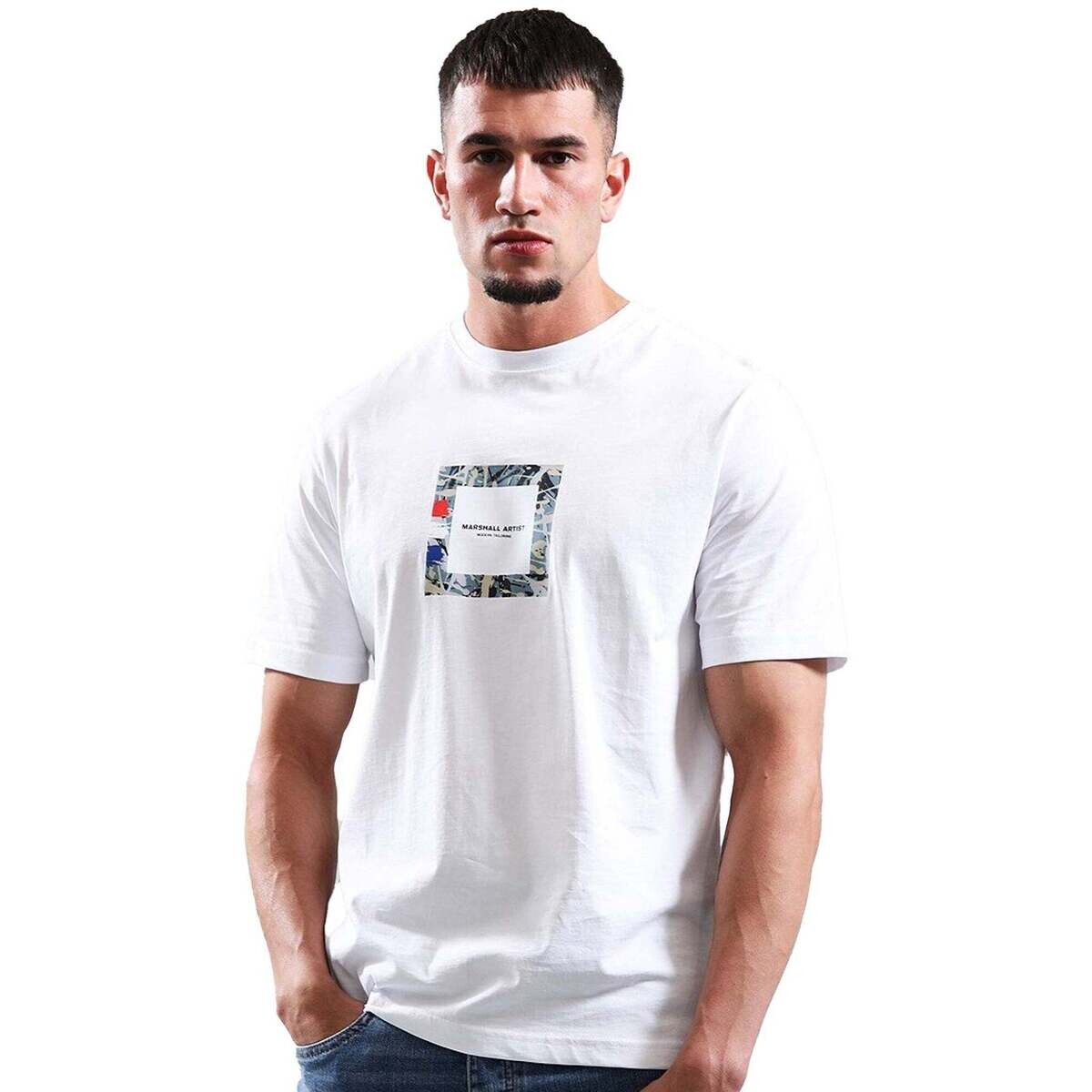 Marshall Artist  Adored Box T-Shirt White  Černá