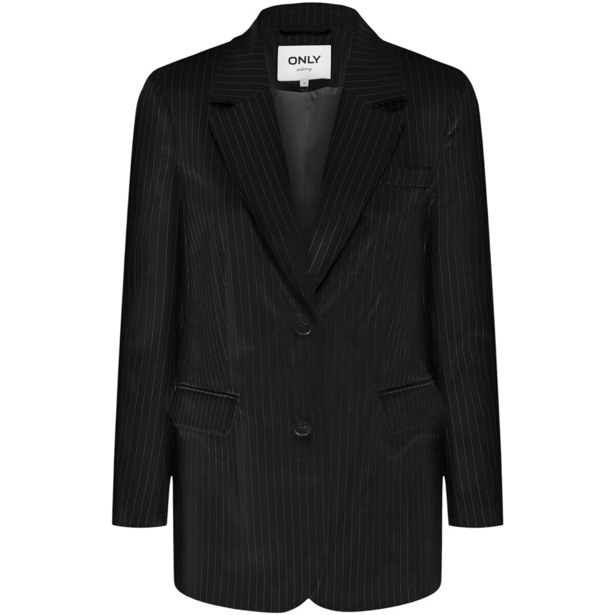 Only  ONLREINA L/S PINSTRIPE BLAZER TLR NOOS 15311367  Černá