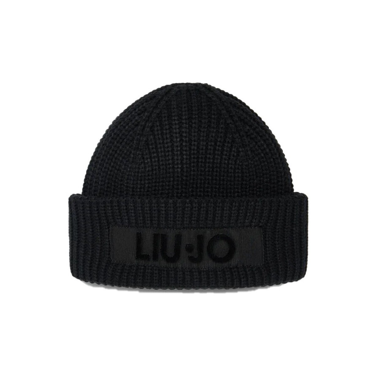 Liu Jo  BEANIE LOGO  Černá