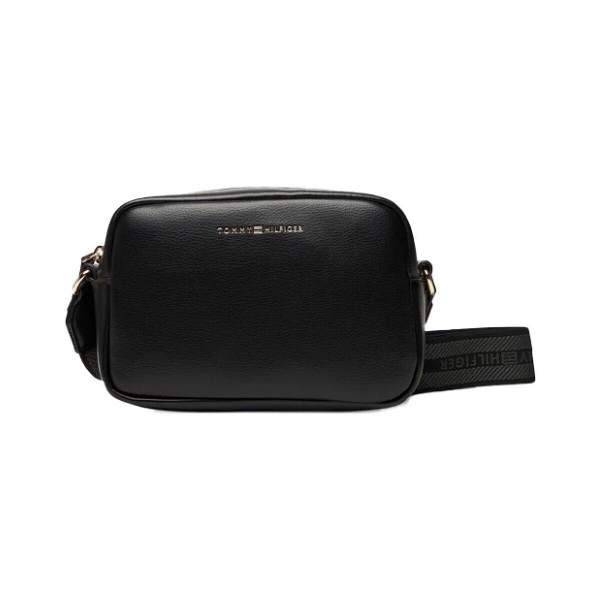 Tommy Hilfiger  TH LOGOTAPE CAMERA BAG  Černá