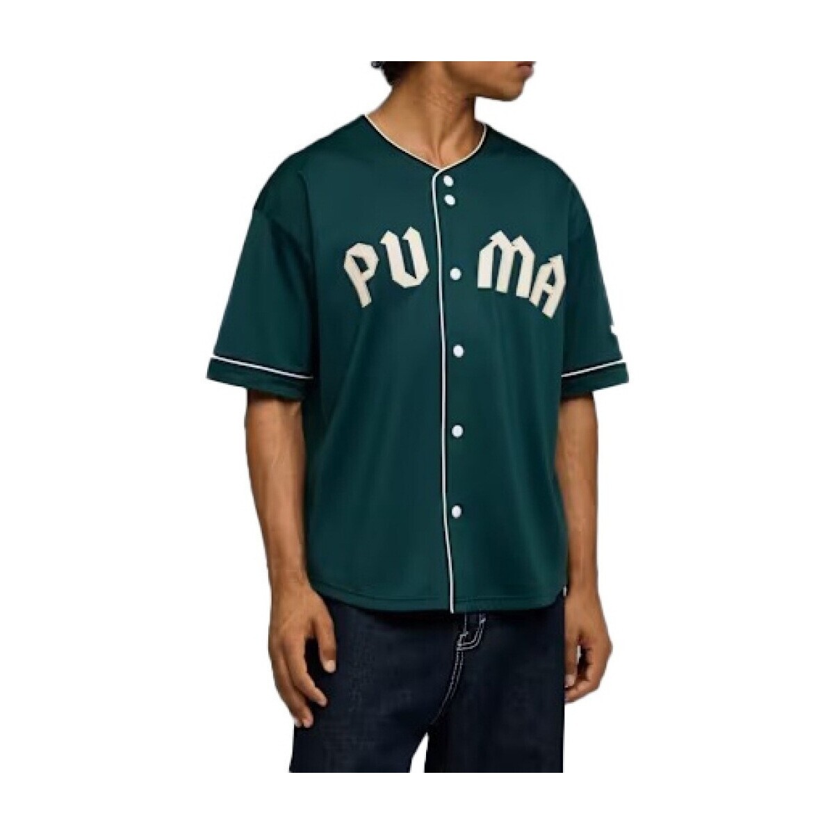 Puma  OVERSIZED BASEBALL JERSEY  Zelená