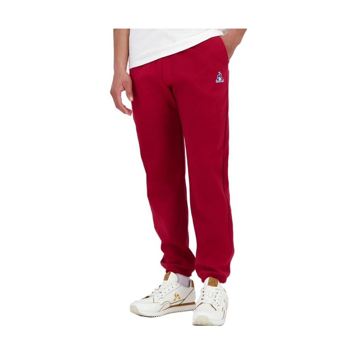 Le Coq Sportif  ESS PANT LOOSE N3  Červená