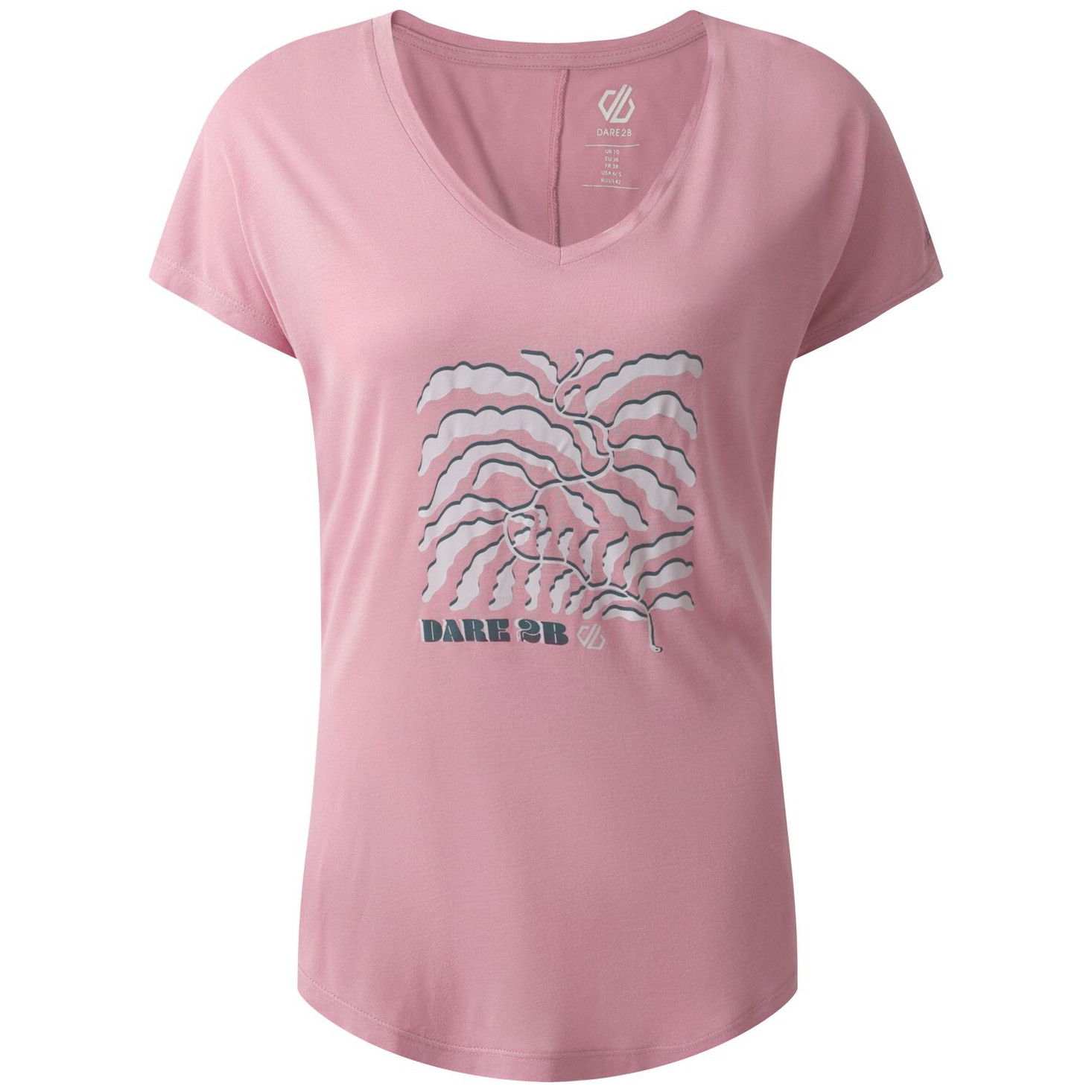 Dámské triko Dare 2b Serene Tee Velikost: M / Barva: červená