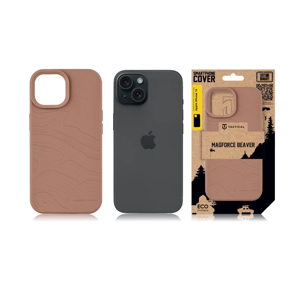 Zadní kryt Tactical MagForce Beaver pro Apple iPhone 15, moucha moose