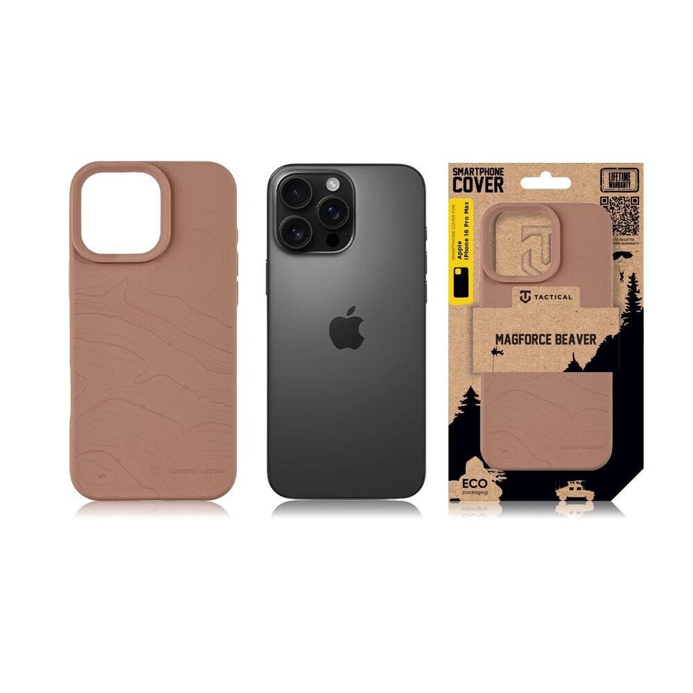 Zadní kryt Tactical MagForce Beaver pro Apple iPhone 16 Pro Max, moucha moose