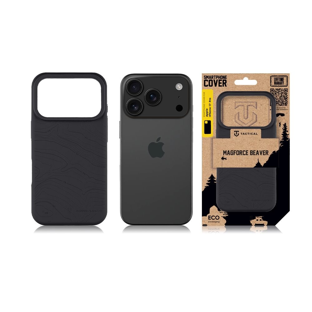 Zadní kryt Tactical MagForce Beaver pro Apple iPhone 17 Pro, asphalt