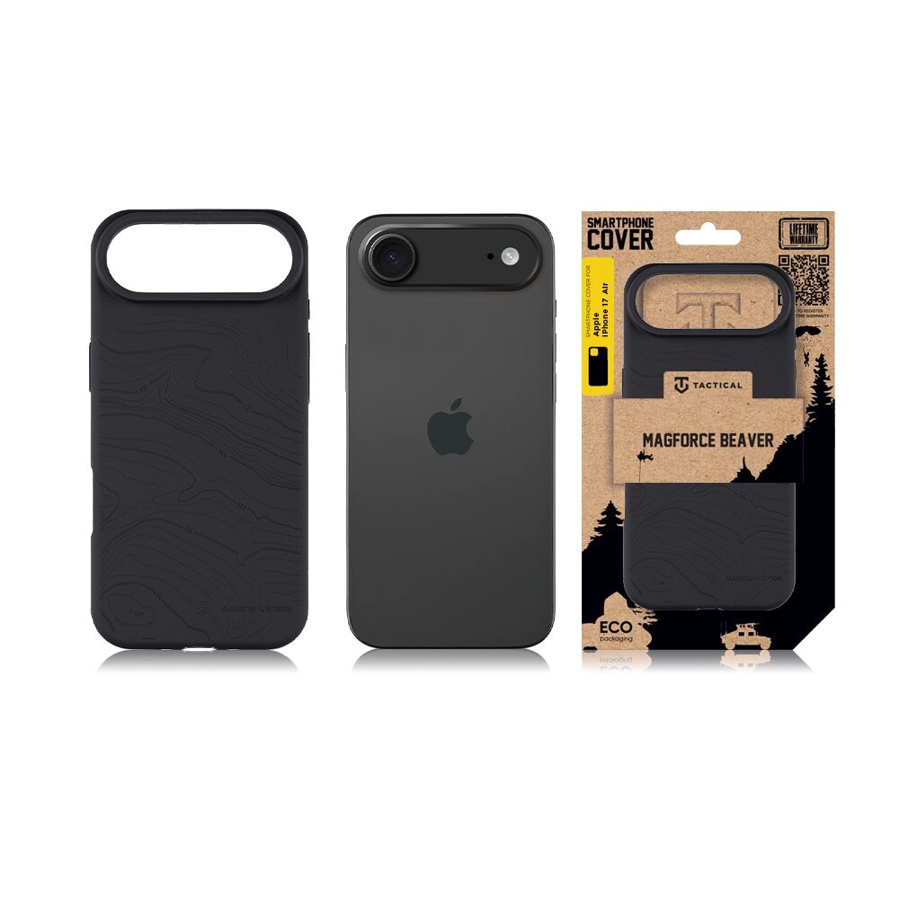 Zadní kryt Tactical MagForce Beaver pro Apple iPhone 17 Air, asphalt