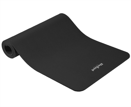 Podložka na cvičení, jógu a fitness 1 cm Rebel Active RBA-3150-BK, černá