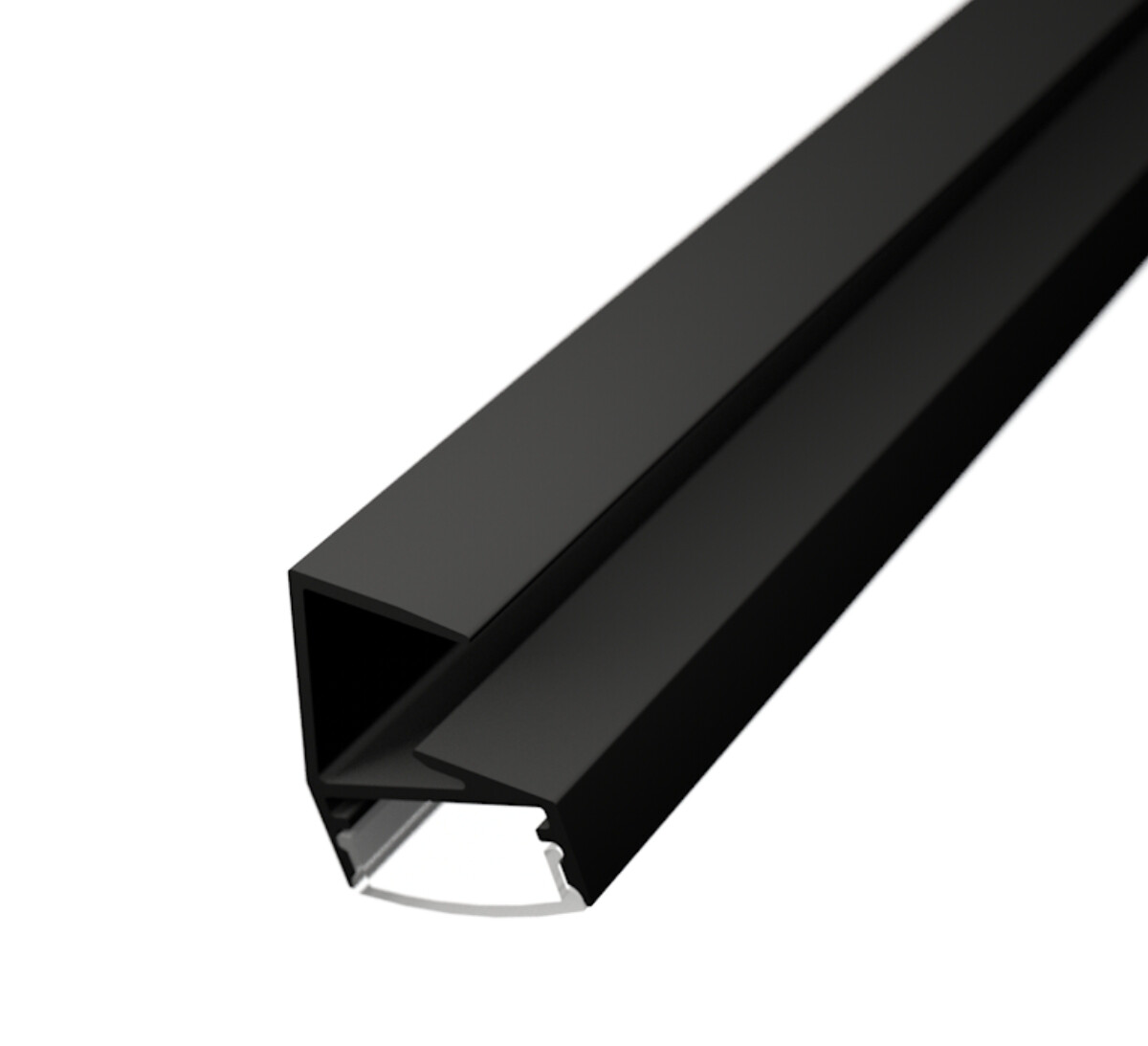 LED Solution Hliníkový profil pro sklo pro LED pásky SK1 černý Vyberte variantu a délku: Profil bez difuzoru 2m LP701B