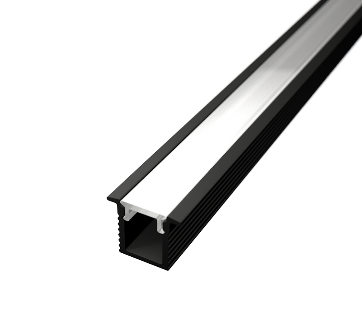 LED Solution Vestavný profil pro LED pásky SLIM V32 černý Vyberte variantu a délku: Profil bez difuzoru 2m LP602B