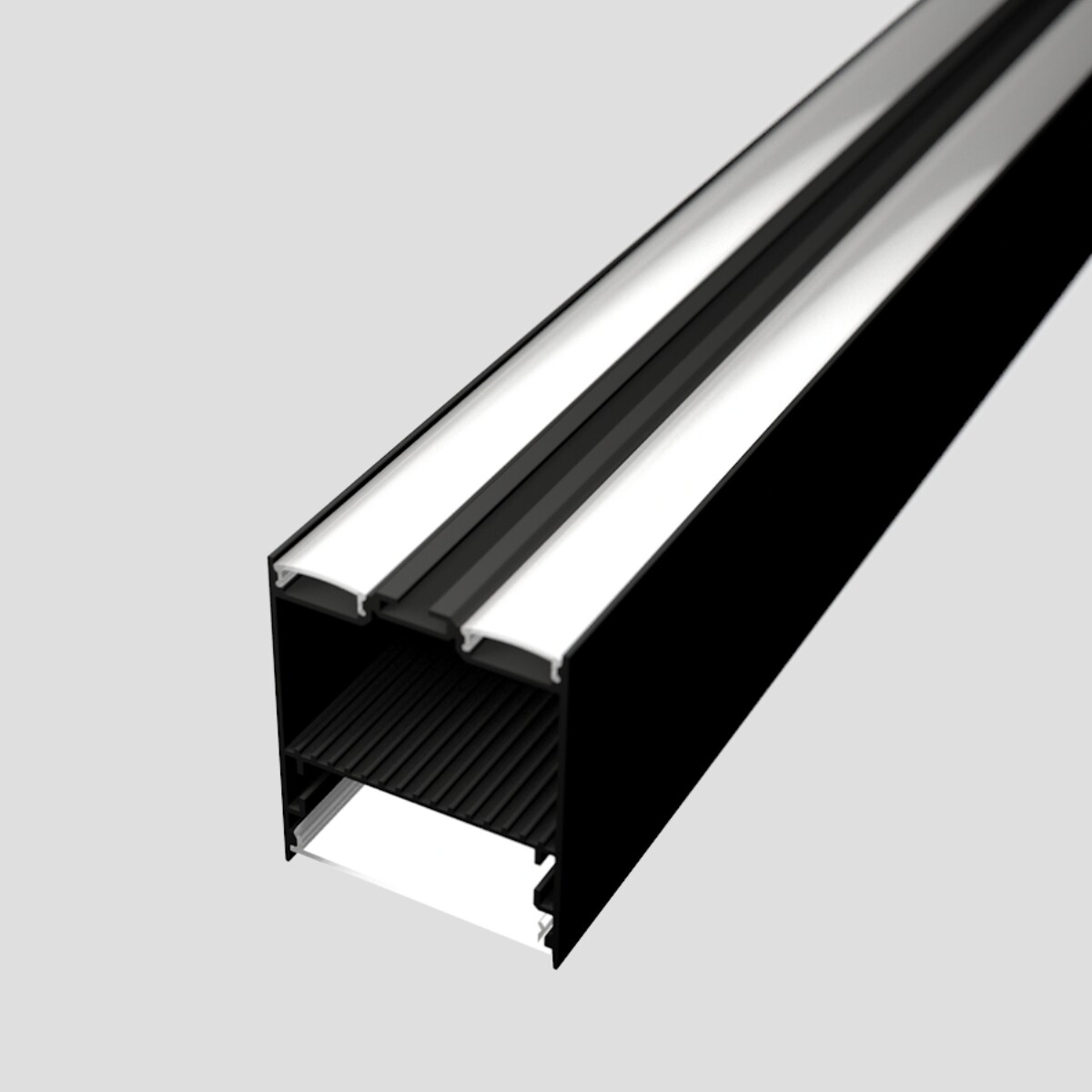 LED Solution Závěsný profil pro LED pásky Z3 černý Vyberte variantu a délku: Profil bez difuzoru 2m LP411NB