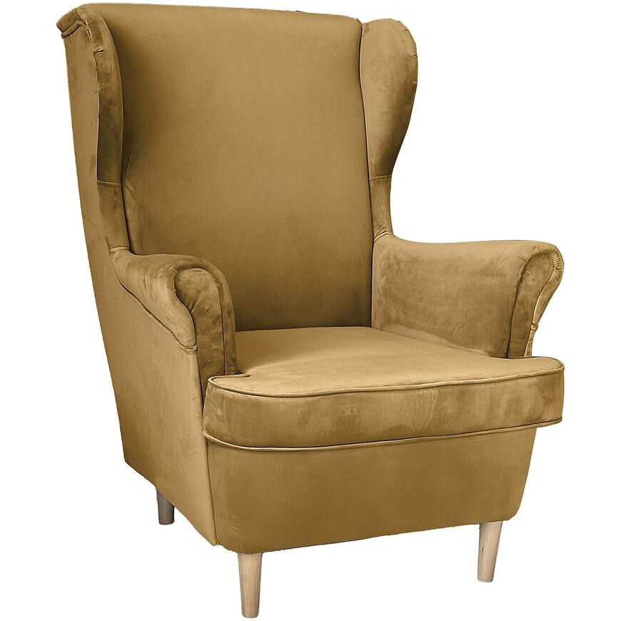 Křeslo Kingston Royal 9N 00/1 hořčicová