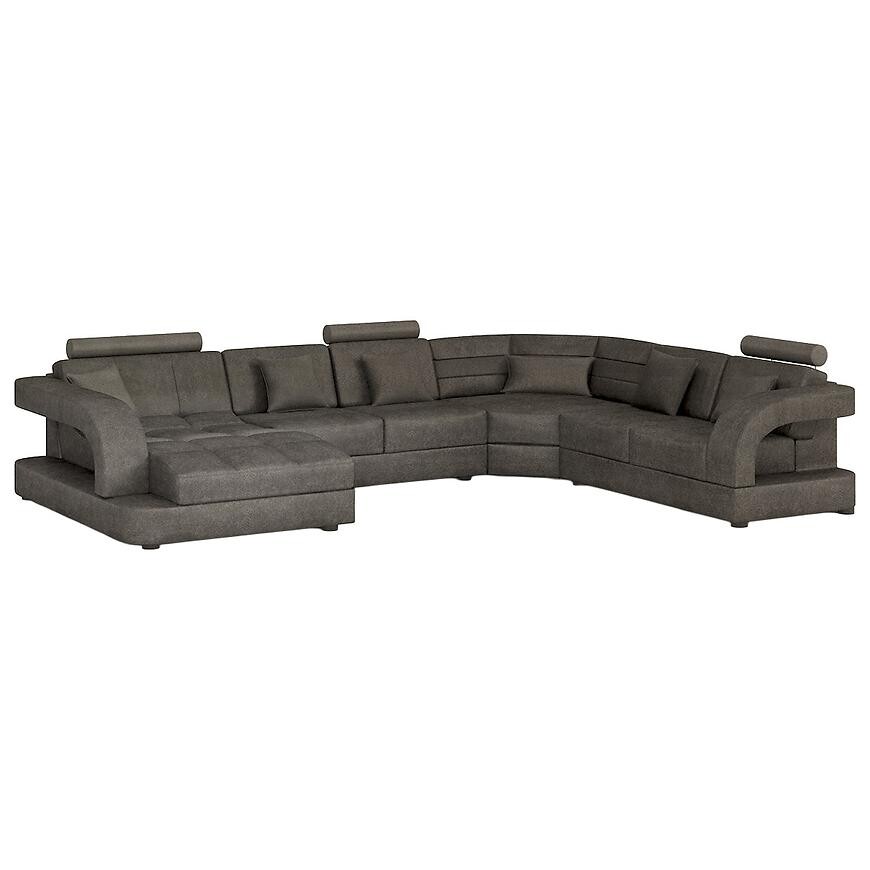 Rohová sedací souprava Douglas C L Morena 5 C hnědý