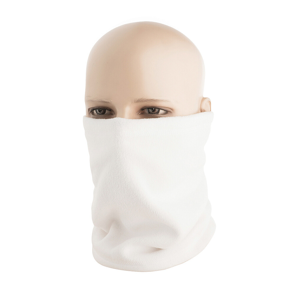 Nákrčník M-Tac Fleece Neck Gaiter 1/2 Drawstring 270 - bílý, S/M
