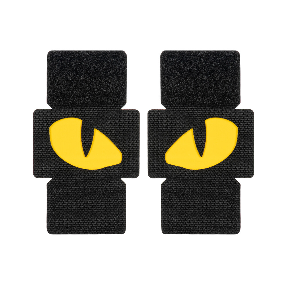 Nášivka M-Tac Tiger Eyes Laser Cut 2 ks - černá-žlutá