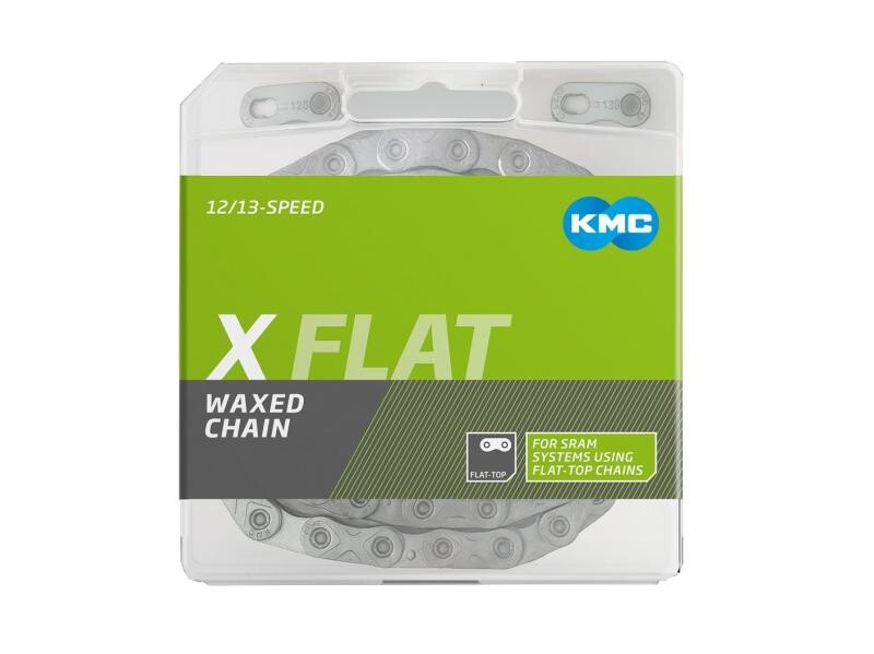 Kmc X-flat Stříbrný Waxed BOX řetěz