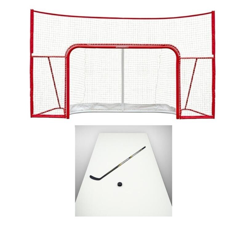 Winnwell 72 ProForm branka s postranní sítí + Sport365 střelecká deska 200x100x0,2 cm