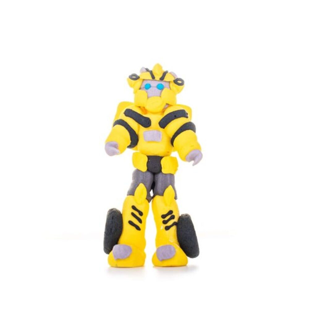 Cukrová dekorace – žlutý transformer -