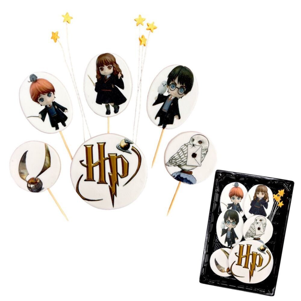 Harry Potter – sada cukrových zápichů na dort - K-Decor