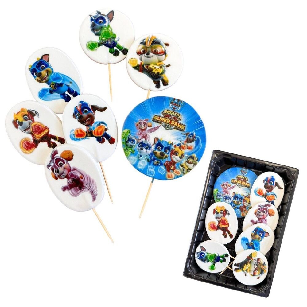 Super Paws – cukrová dekorace na dort (štěňátka) - K-Decor