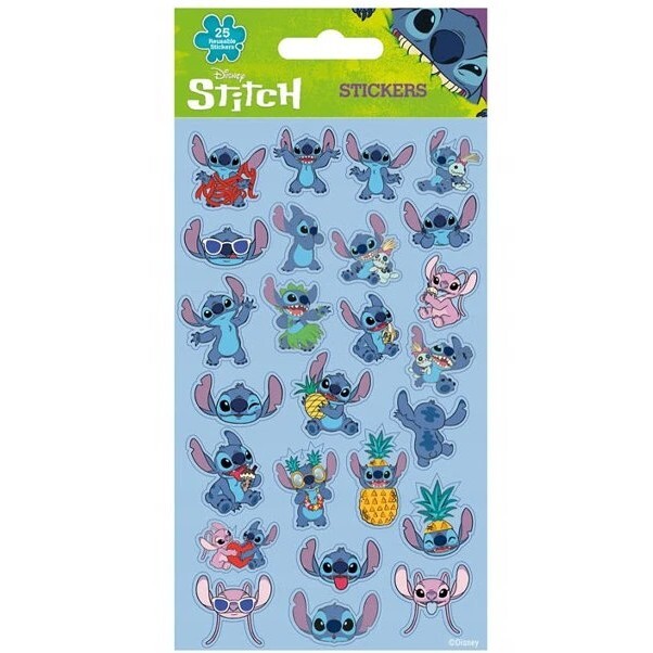 Lilo a Stitch samolepky modré