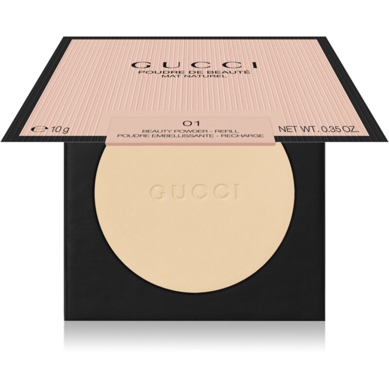 Gucci Gucci Beauty Poudre De Beauté Matte Powder matující pudr náhradní náplň odstín 01 10 g